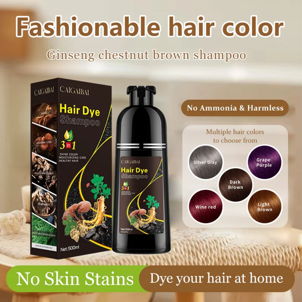 Shampooing Teinture Ginseng 3-en-1