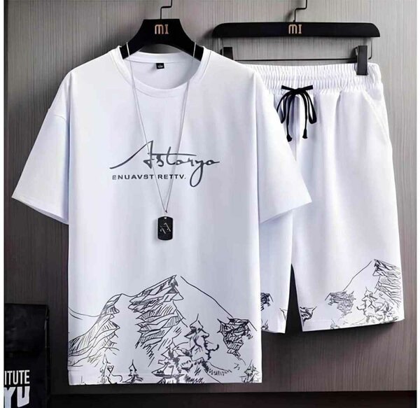 Ensemble T-shirt et Short Montagne