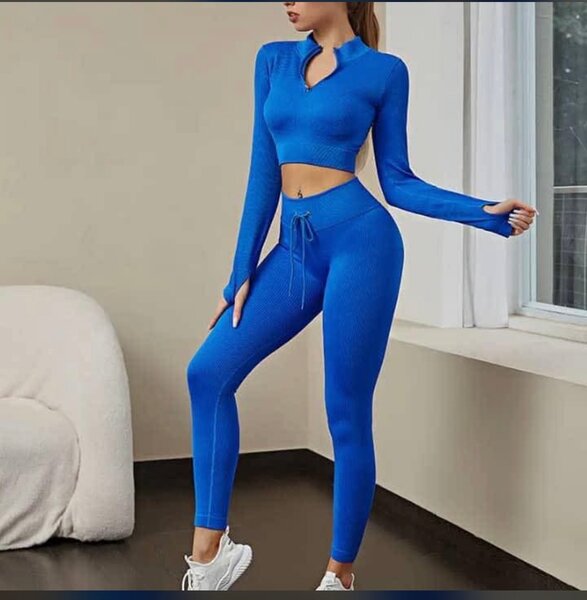 Ensemble de sport femme bleu