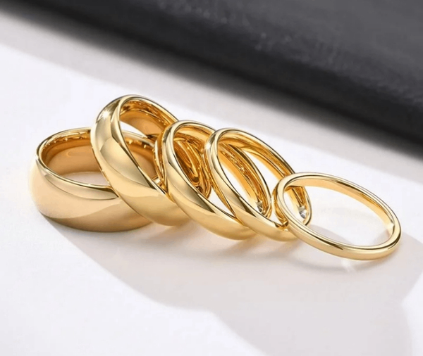 Bague Couple Classique Or et Argent