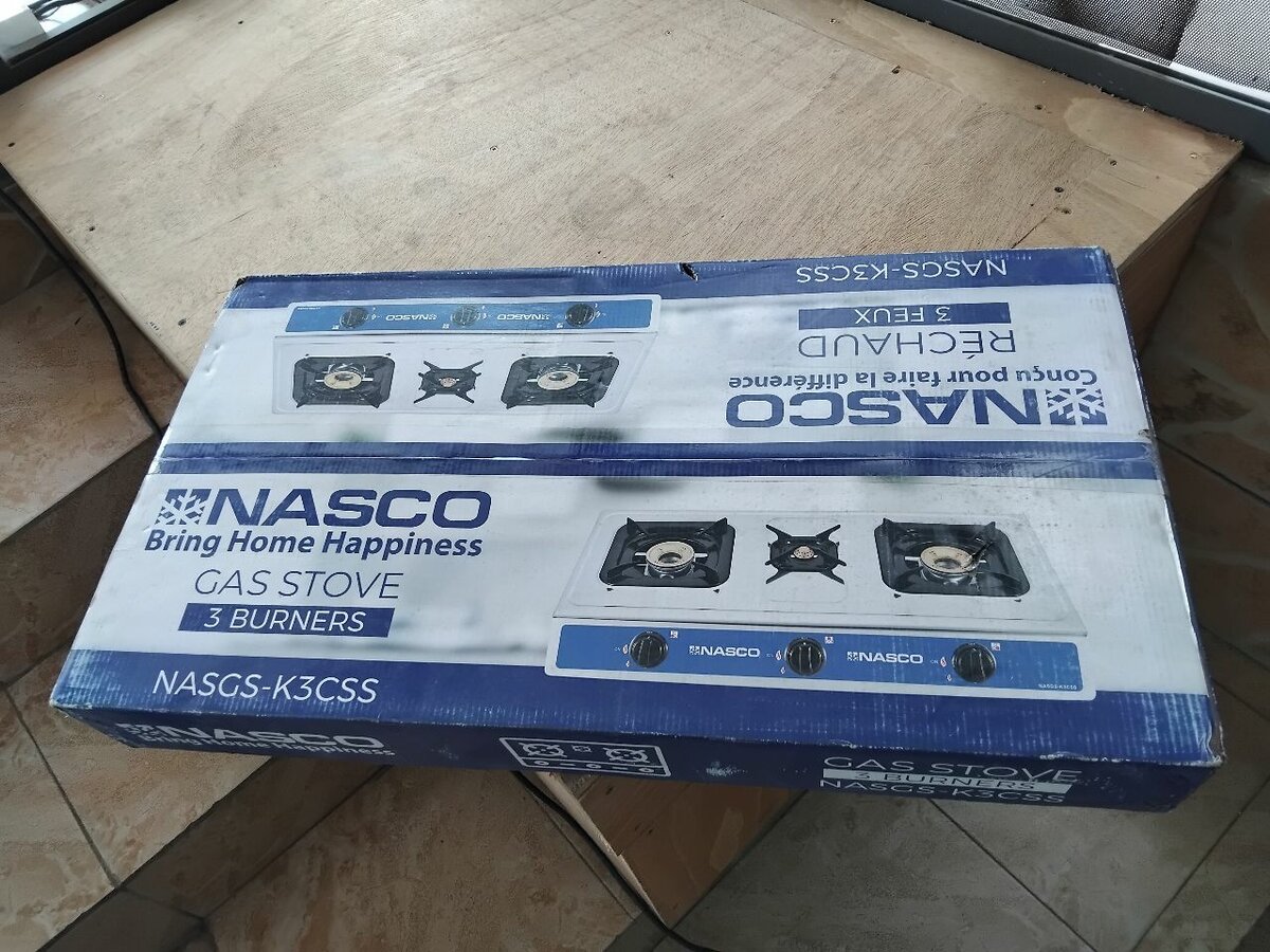 Nasco NASGSS 3 Burner Gas Cooker