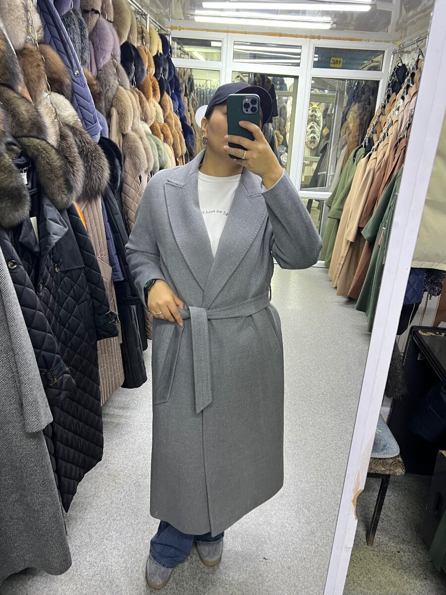 Пальто кашемир на запах. Турция