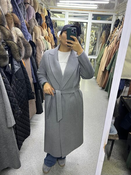 Пальто кашемир на запах. Турция