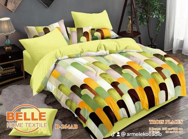 Parure de lit multicolore moderne