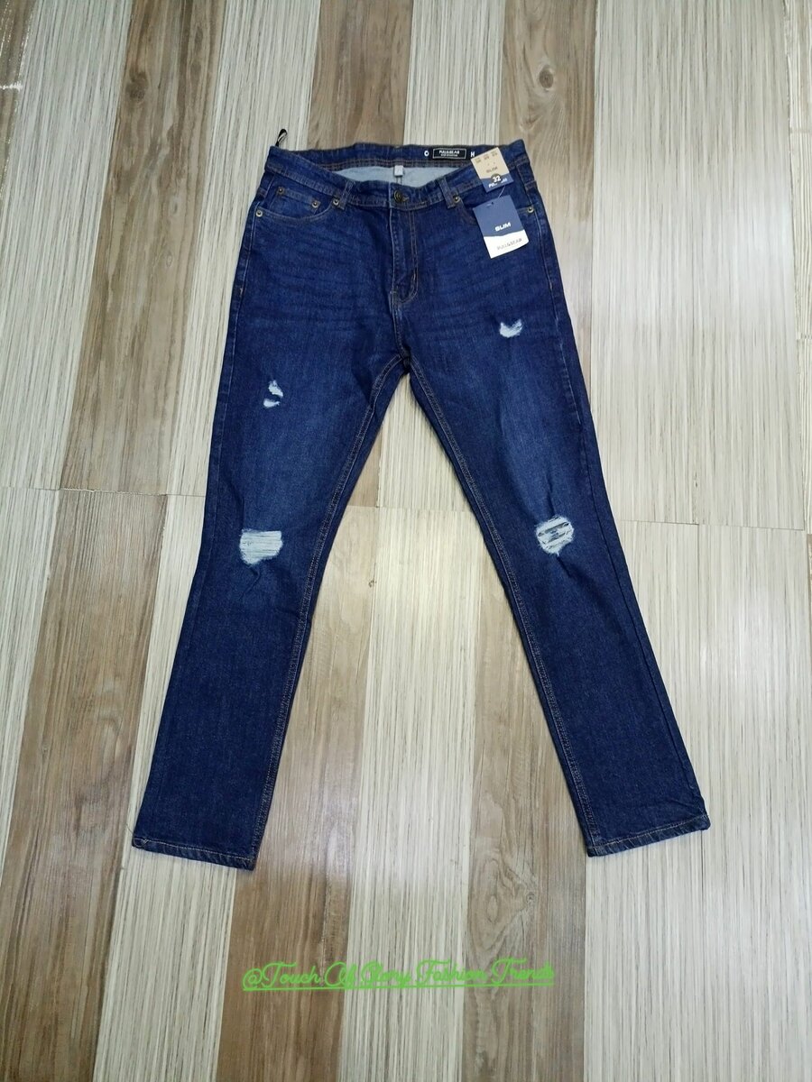 Stylish ripped jeans