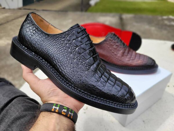 Chaussures Oxford en cuir