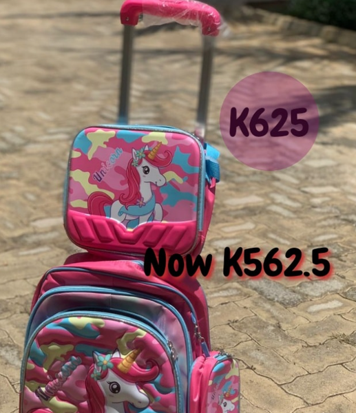 Backpack-suitcase, pink