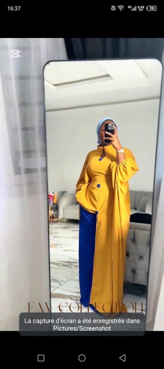 Jilbab Coloré Élégant