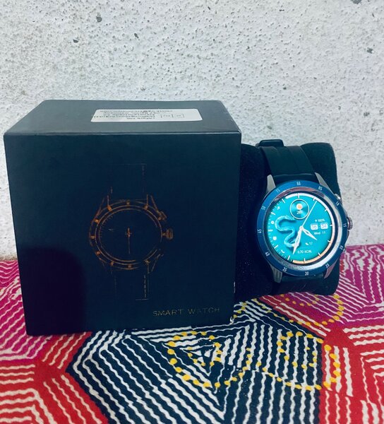Smartwatch with Blue Dial