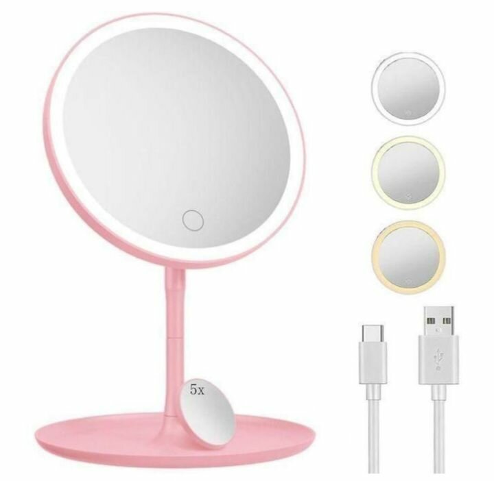 Miroir de maquillage LED