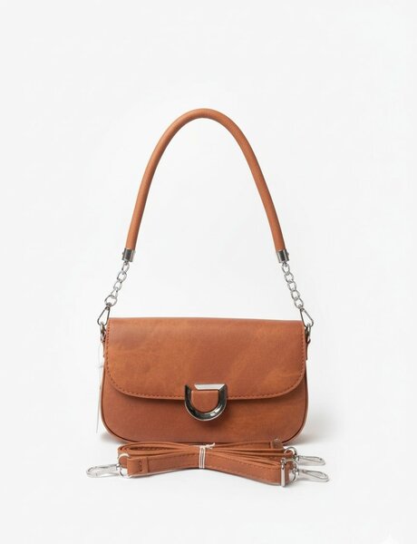 Sac à main cuir marron