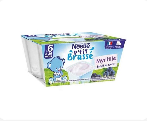 Nestlé P'tit Brassé Myrtille