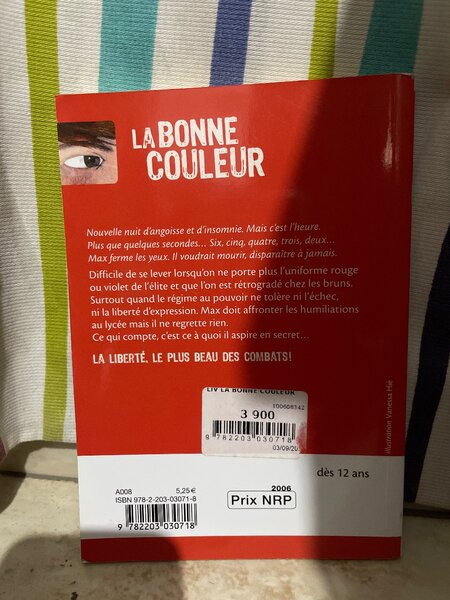 La Bonne Couleur - Roman