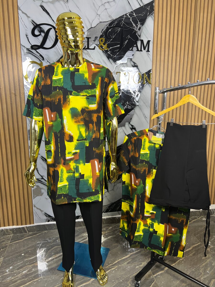 Ensemble vintage Tissu Crêpe