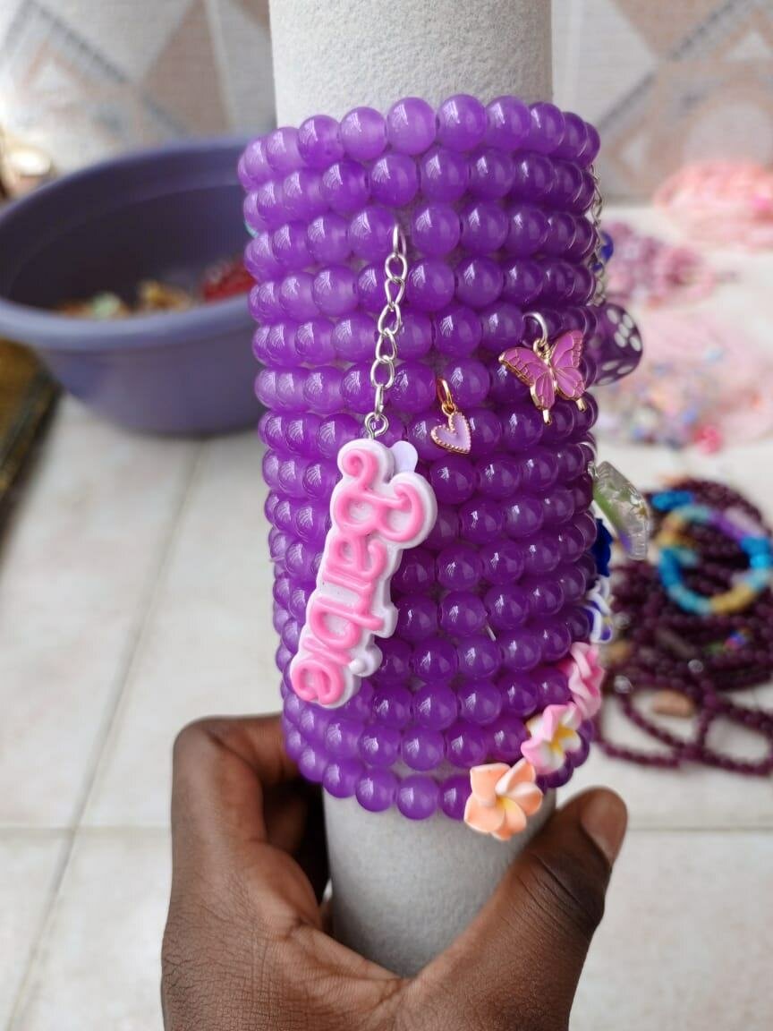 Bracelet violet 3 a 1000fr