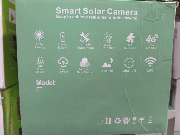 Caméra Solaire 4K UHD Extérieure