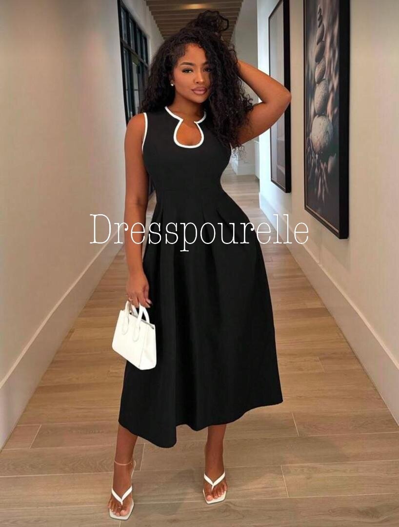 Robe Noire Élégante