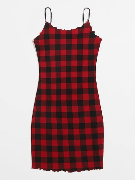 Robe SHEIN à carreaux femme