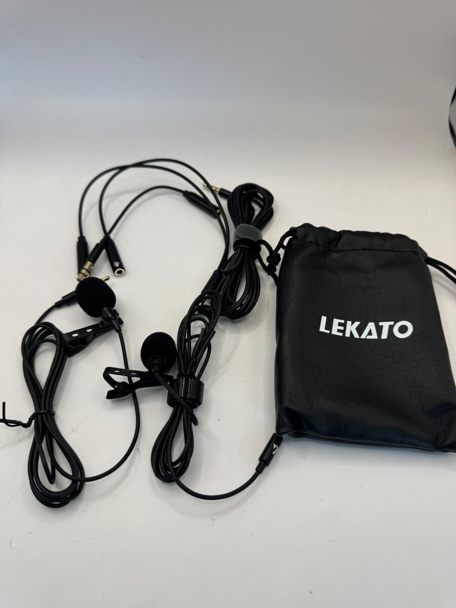 LEKATO Lavalier Lapel Microphone