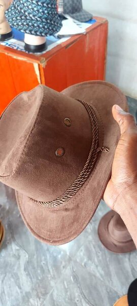 Chapeau Fedora Homme en Cuir