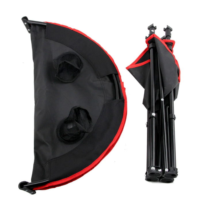 TABLE DE PLAGE CADRE EN ACIER LEGER OXFORD PLIABLE.