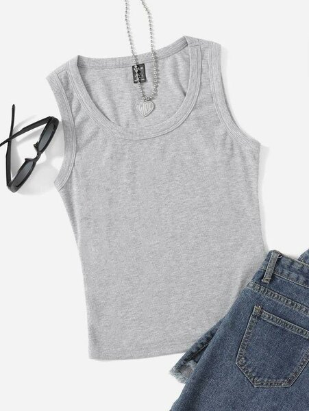Débardeur Gris Femme
