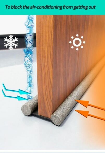 2 Bas de porte anti-poussière et insectes