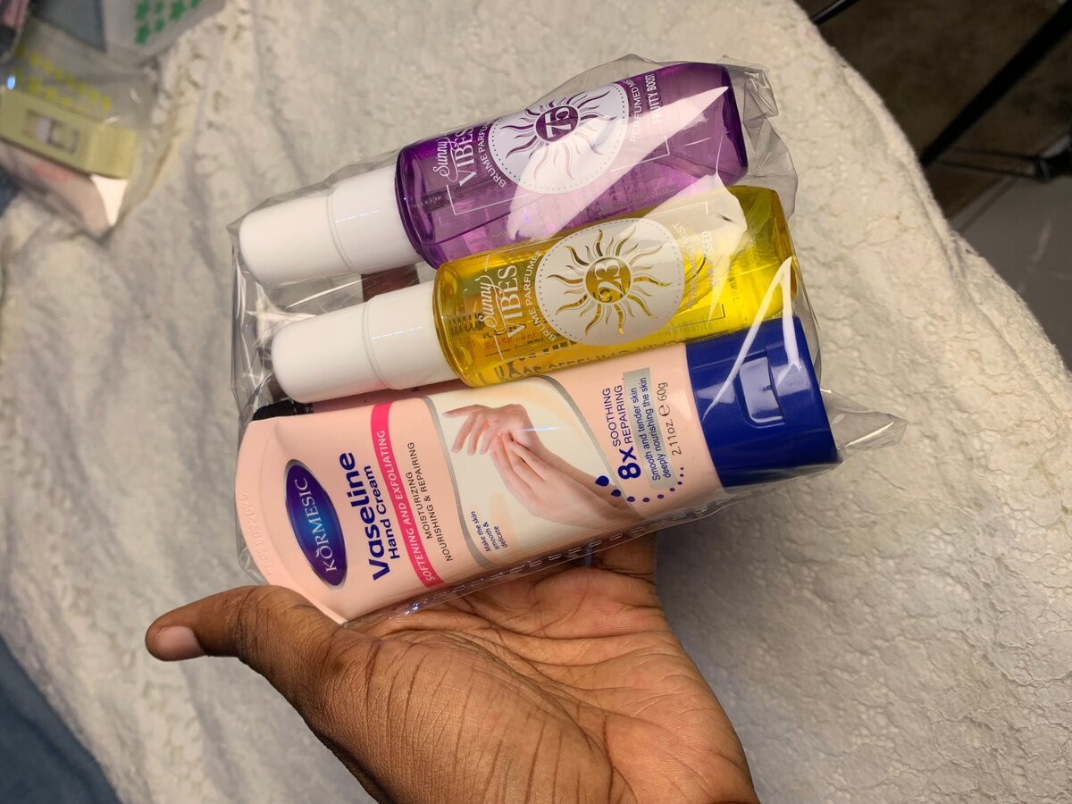 Ensemble de soins pour les mains