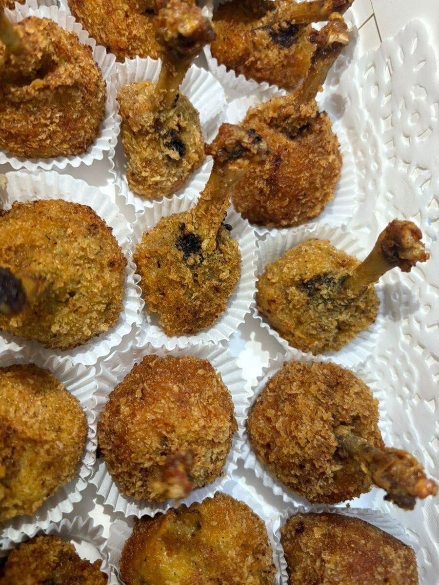 Ailerons de poulet panés