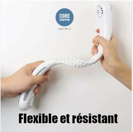 Ventilateur portable flexible et à porter au cou
