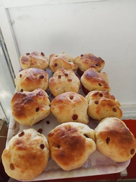 Petits pains aux raisins