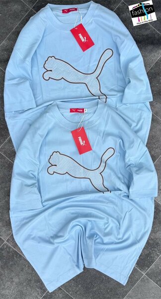 T-shirts bleus unisexes