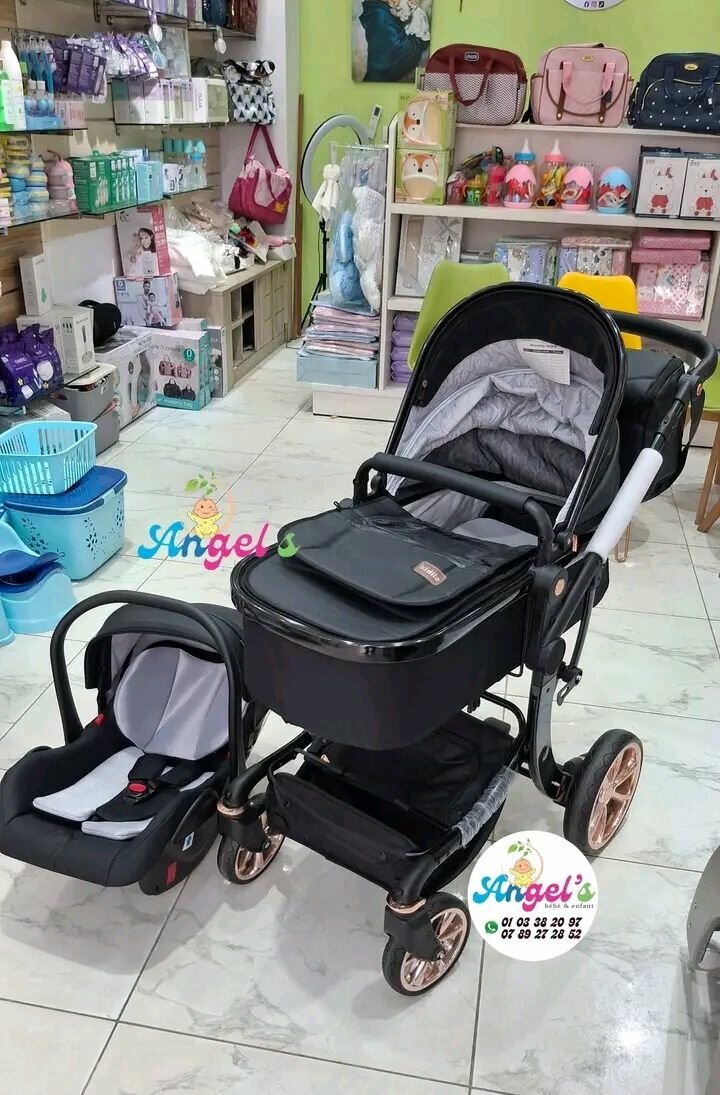 Poussette Bébé Confortable 3 en 1