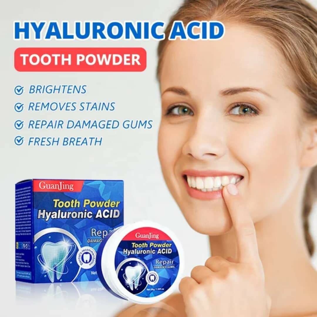 Poudre Dentaire Acide Hyaluronique