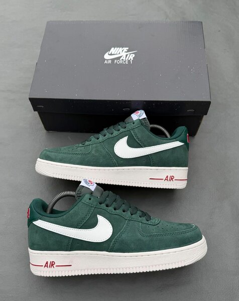 Baskets Vertes Air Force 1