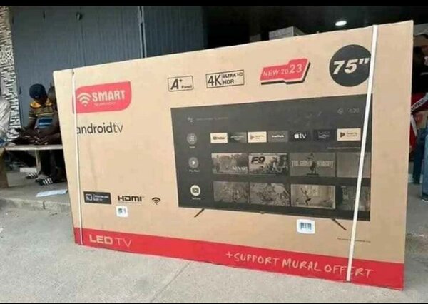 Smart TV LED 75 pouces 4K UHD