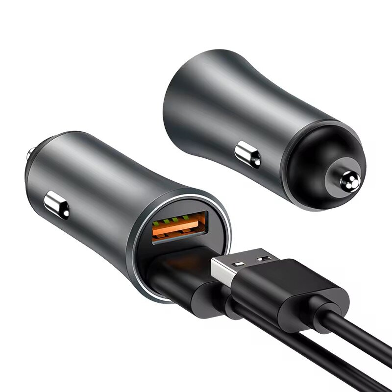 Chargeur voiture USB double performant