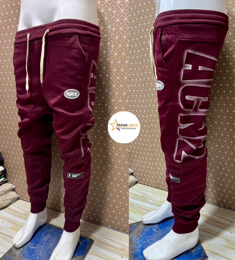 Pantalon de jogging sportif marron