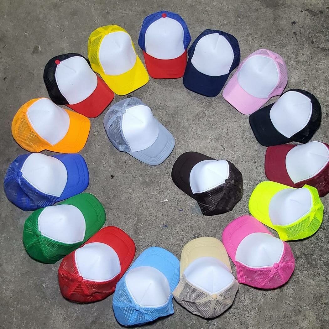 Plain Trucker Mesh Caps