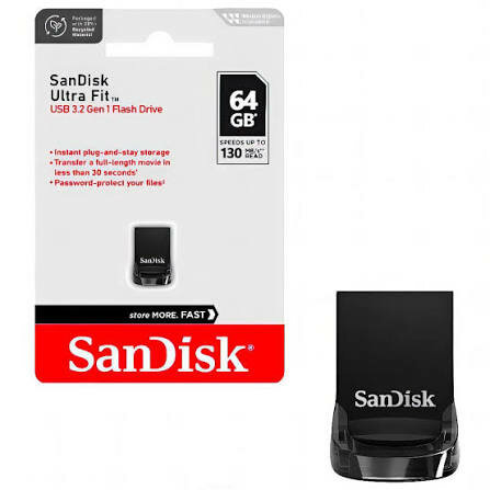 Clé USB 3.2 SanDisk Ultra Fit 64Go