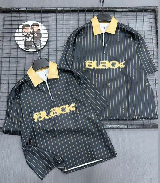 Polo rayé tendance homme