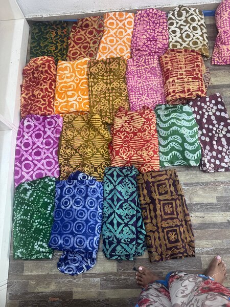 Tissus Batik Colorés