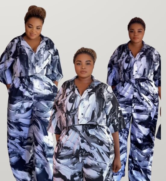 Combi pantalon à motifs