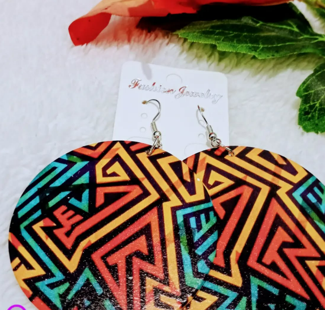 African earrings