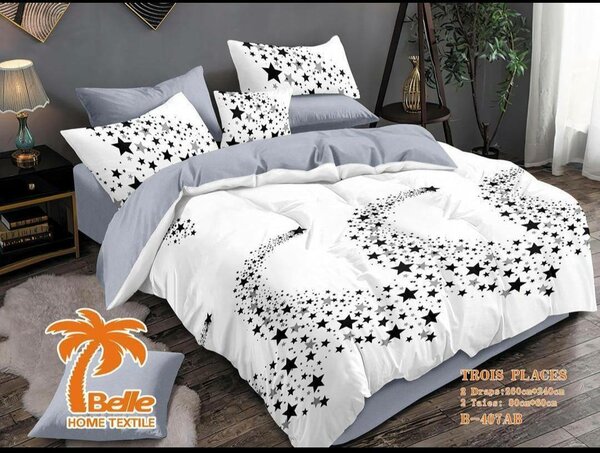 Housse de couette moderne en coton