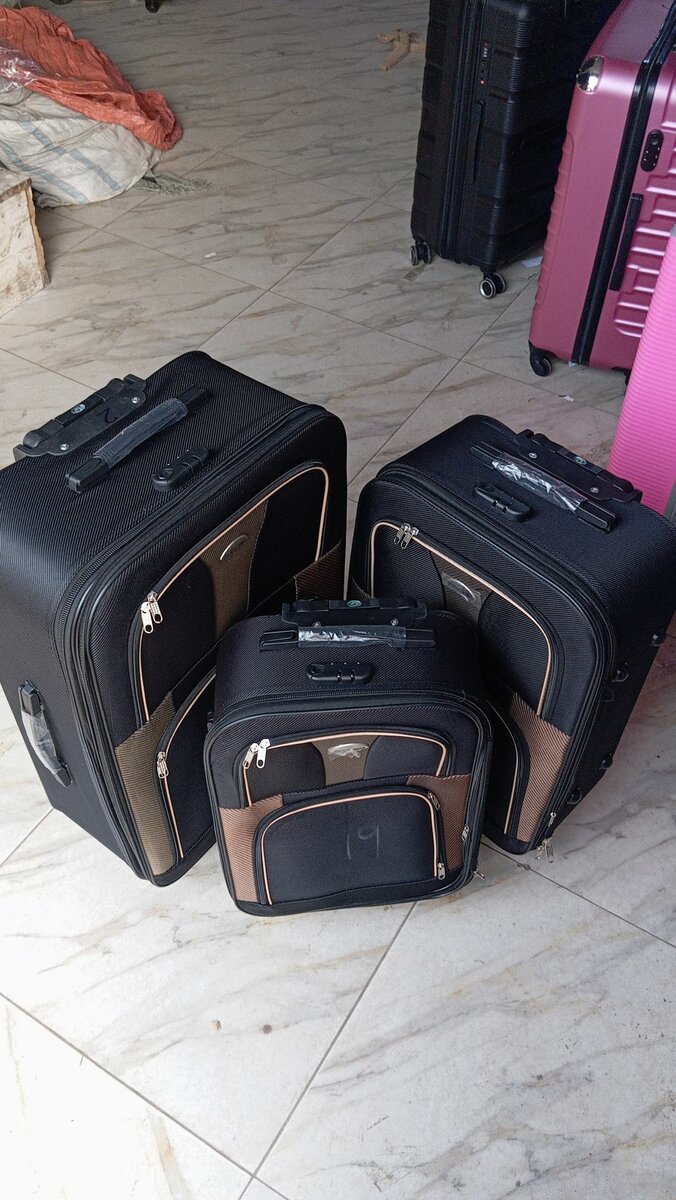 Lot de 3 valises voyage TISSUE