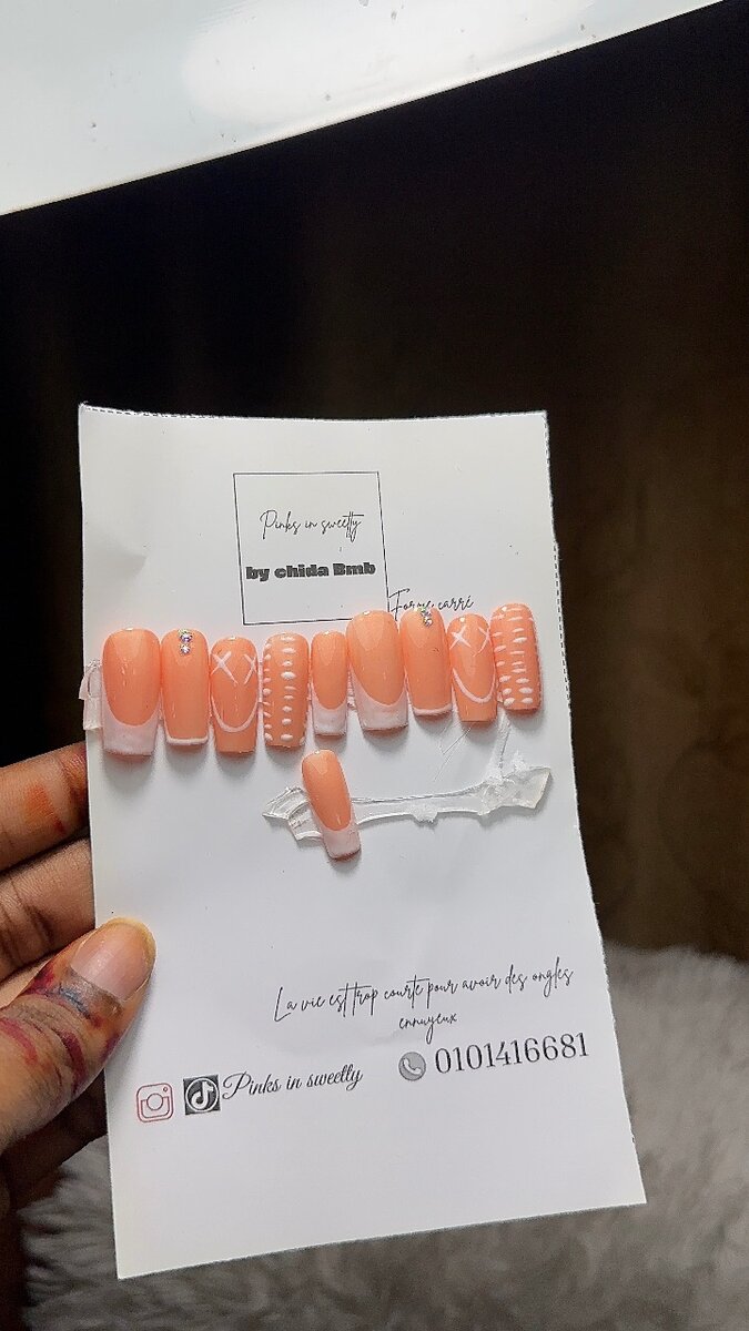 Ongles Press-Ons Colorés