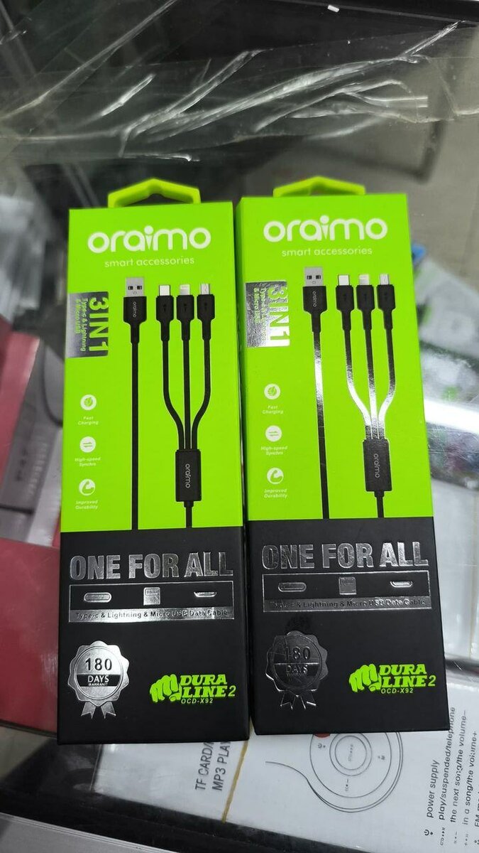 Oraimo 3 in 1 Data cable