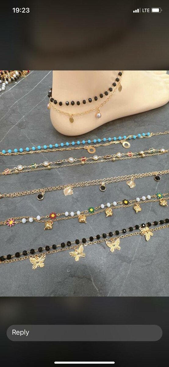 Chaine au pieds pour femmes