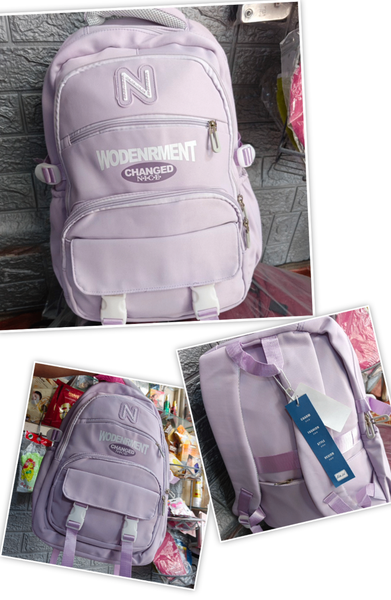 Sac à dos violet tendance